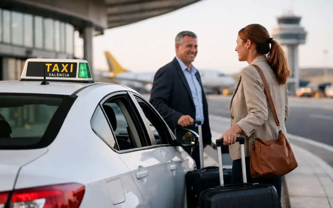 Flughafentaxi mit kostenloser Wartezeit in Valencia