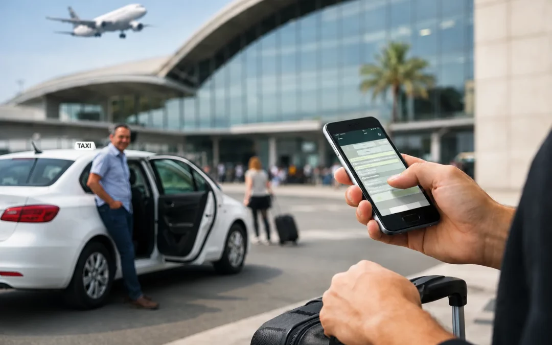 Taxi aeropuerto Valencia por WhatsApp sin esperas