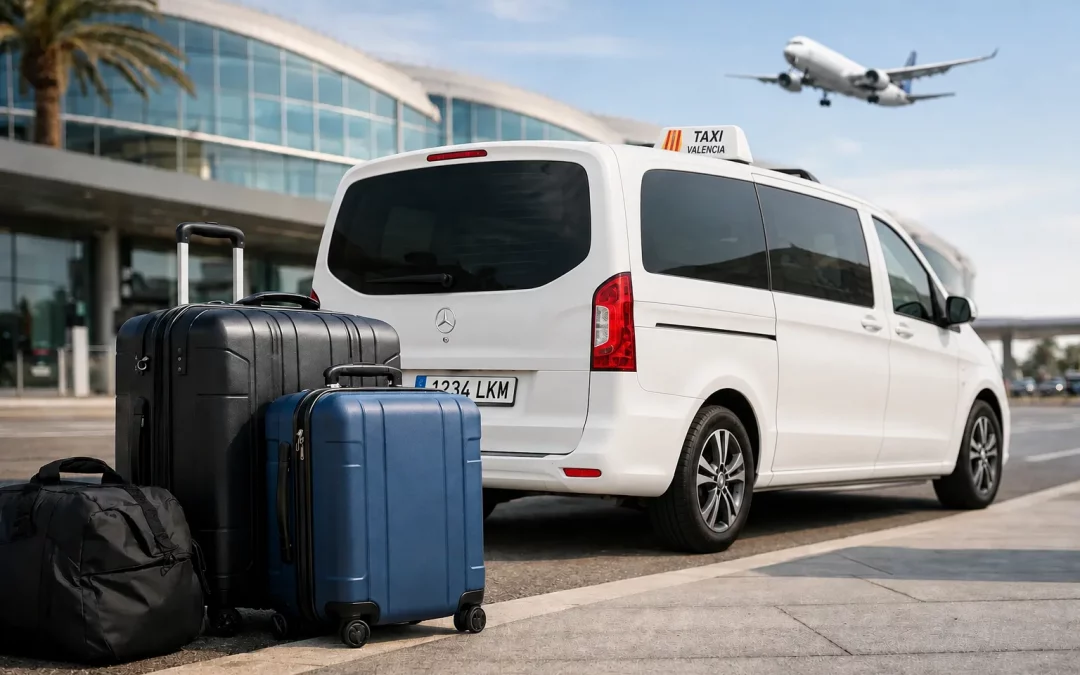 Valencia airport taxi for large luggage