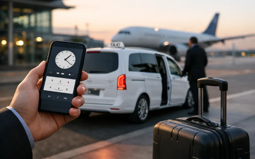 Cómo elegir hora de recogida para el aeropuerto