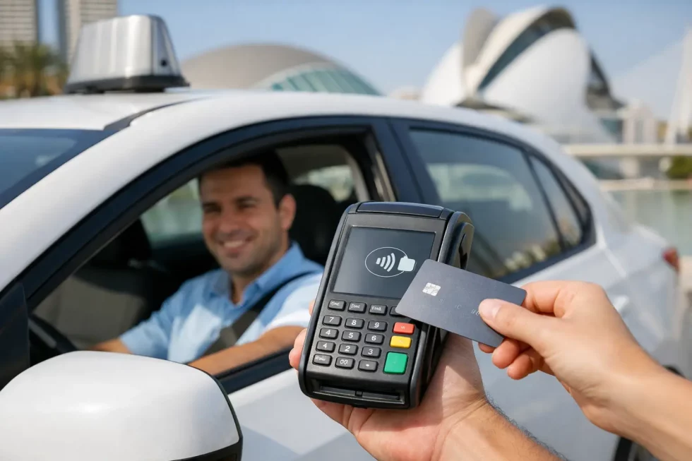 Gibt es in Valencia Taxis mit Kartenzahlungsterminals? So bestellen Sie sie.