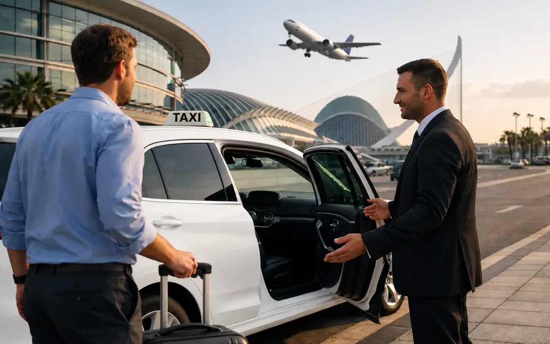 Guided airport transfer to Valencia without waiting