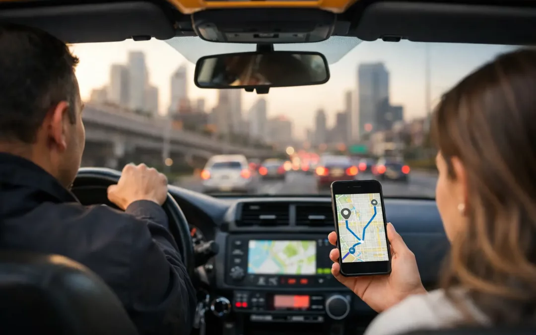 How much does a taxi cost depending on your route?