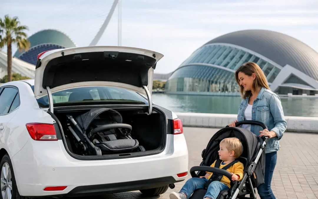 Taxi con passeggino a Valencia senza complicazioni