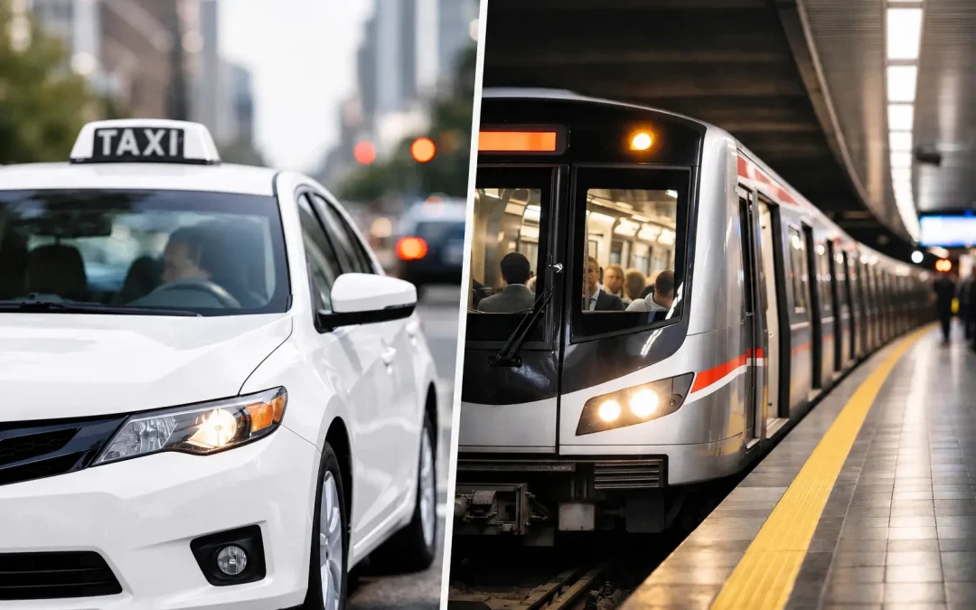 Taxi diretto o metropolitana: qual è la soluzione migliore?