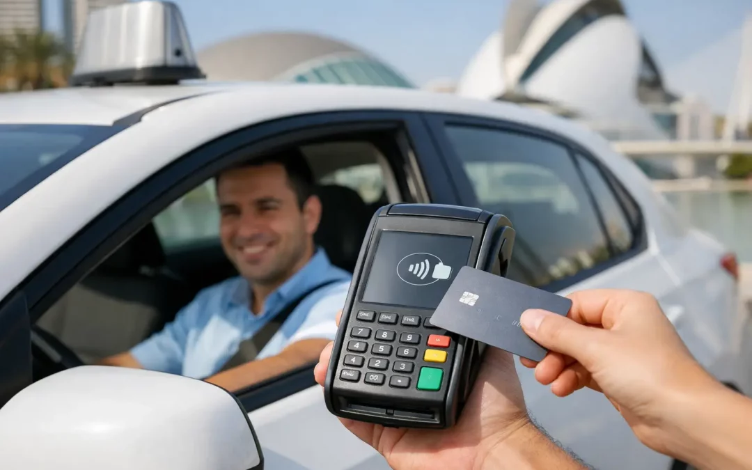 ¿Hay taxis con TPV en Valencia? Así puedes pedirlos
