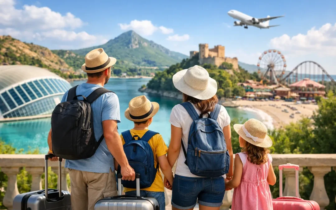Opciones de viaje con niños desde Valencia